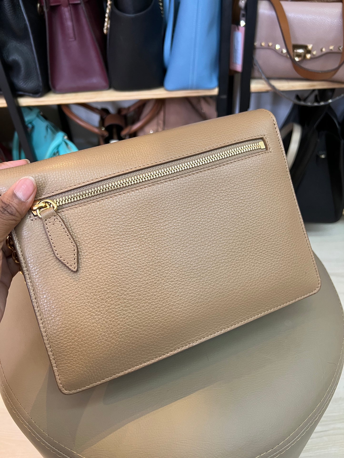 Burberry Macken Check Nude