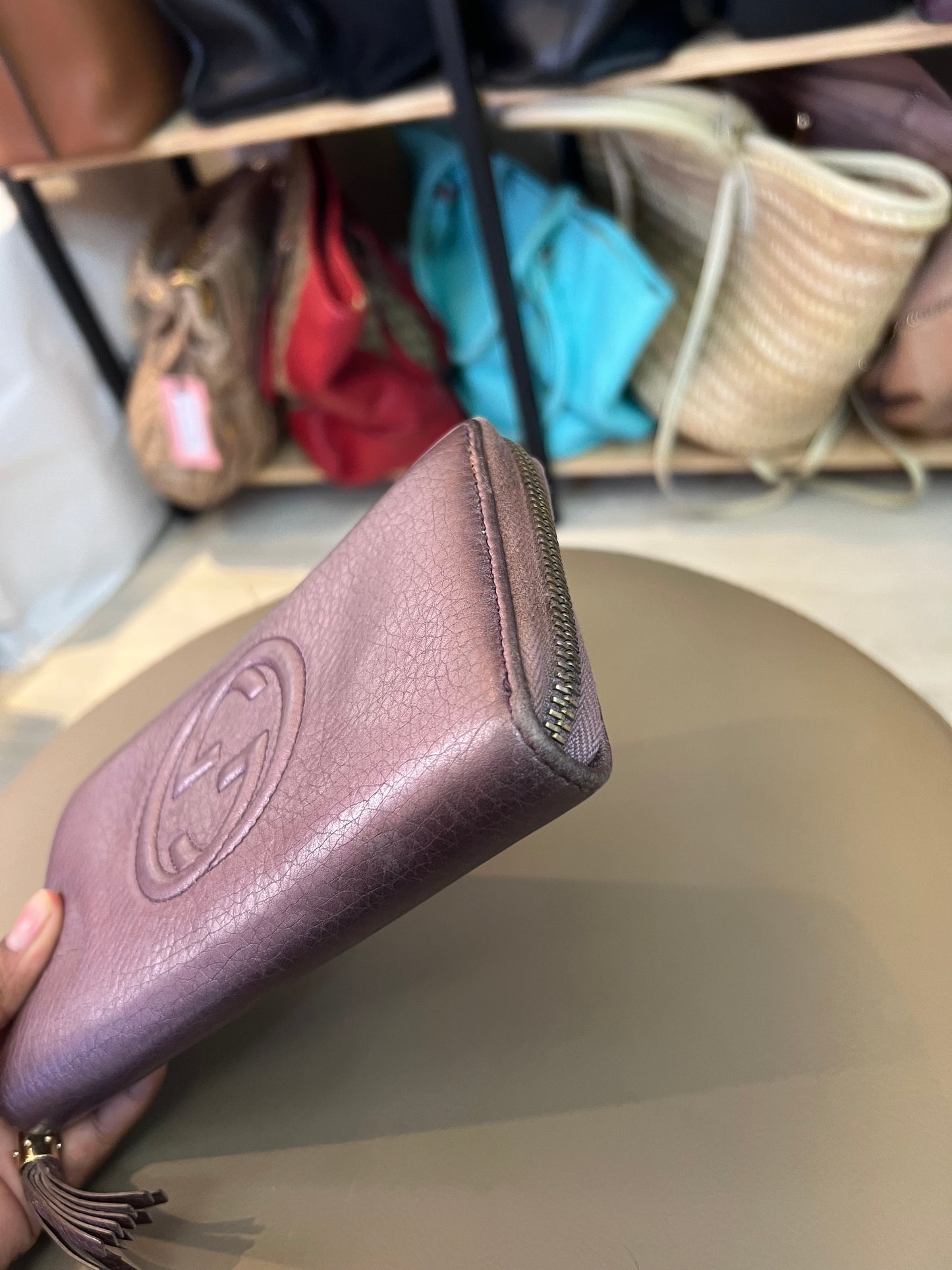 Carteira Gucci Soho Metalic