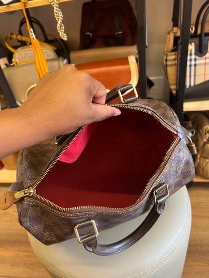 Louis Vuitton Speedy 30 Damier Ebene