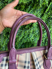 Burberry Haymarket Roxa