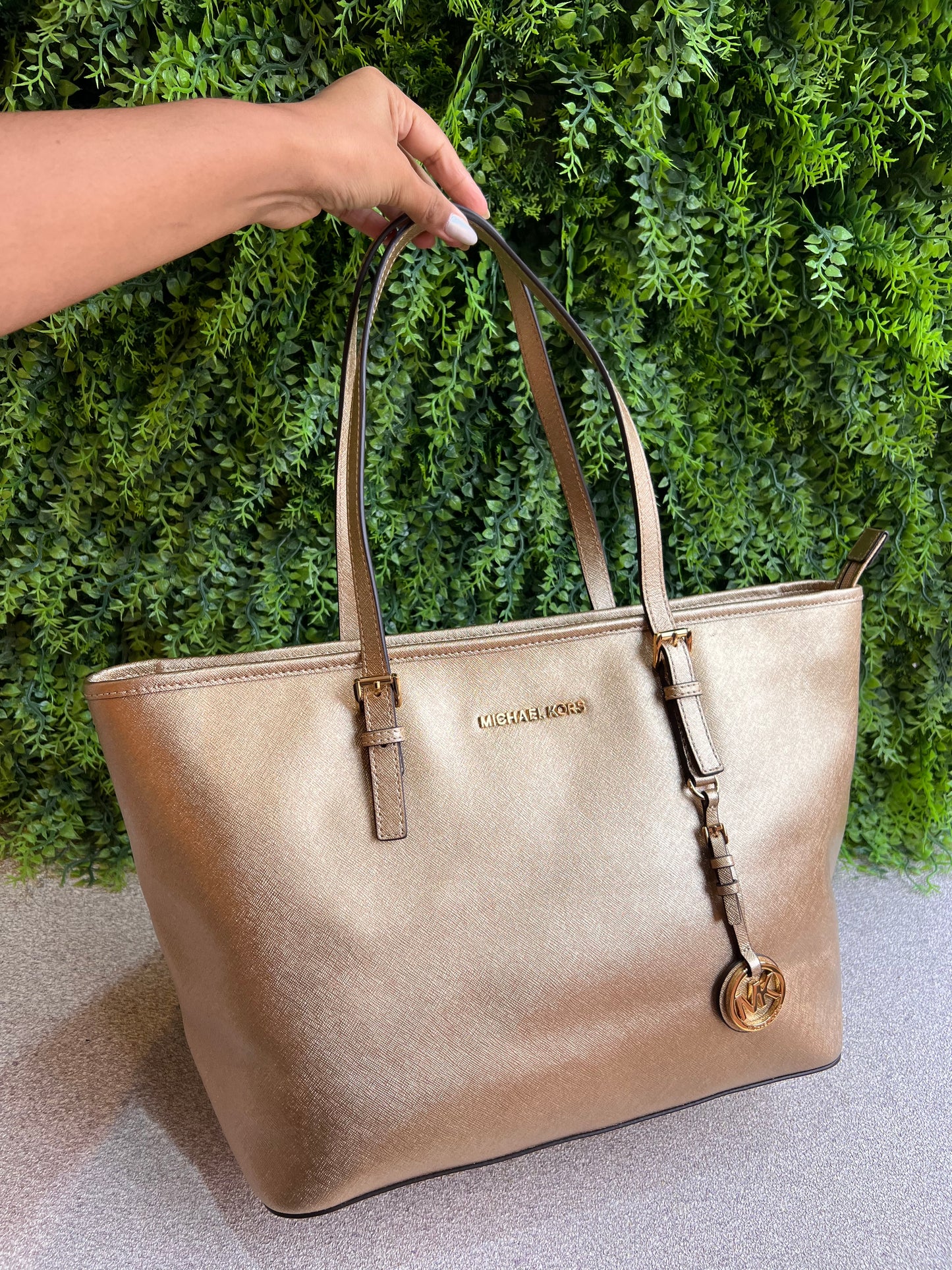 Michael Kors Shopping Metallic