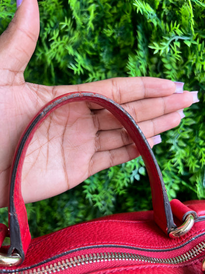Gucci Soho Boston Vermelha