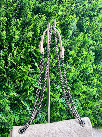 Chanel Classic Single Flap Off  White