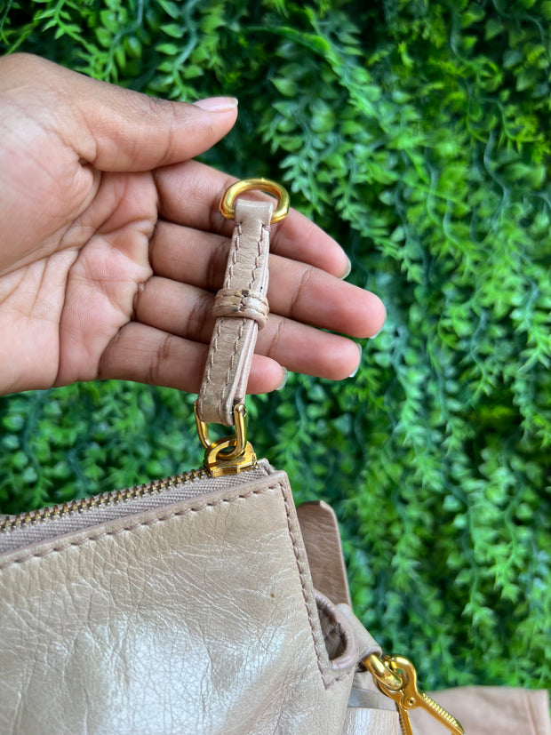 Miu Miu Vitello Lux Bow Satchel