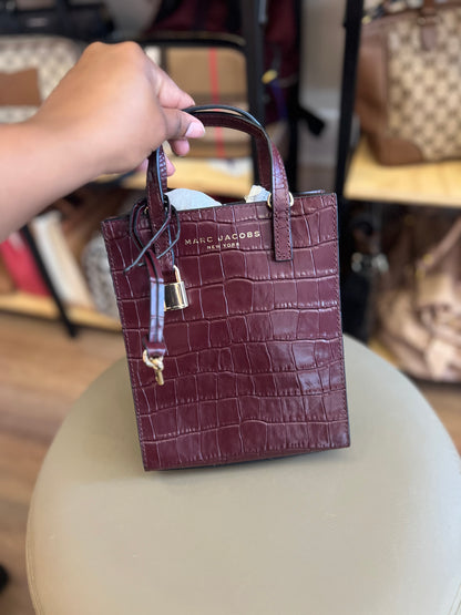 Marc Jacobs Grind Croco Vinho