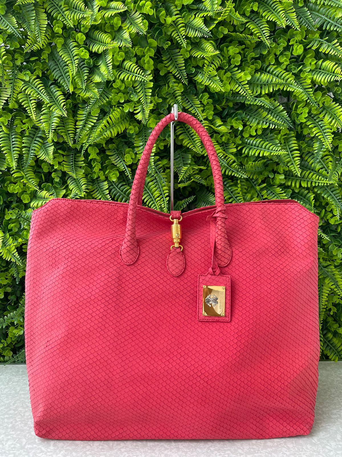 Roberto Cavalli Tote Rosa