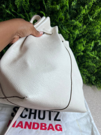 Bolsa Schutz Bucket Off White