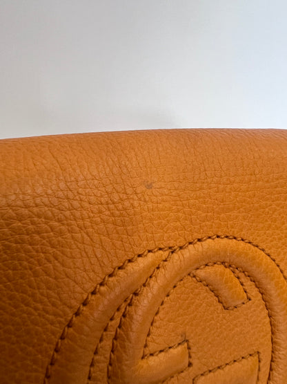Gucci Soho Leather Mostarda