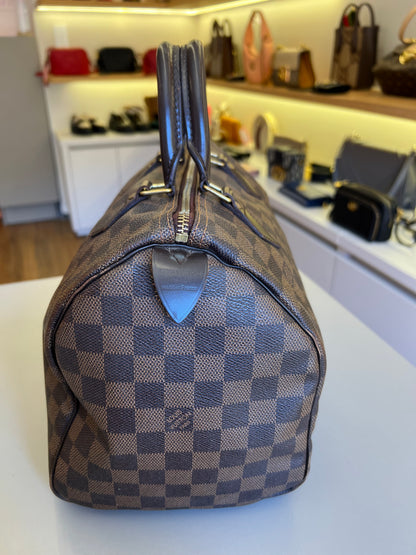 Louis Vuitton Speedy 30 Damier Ebene