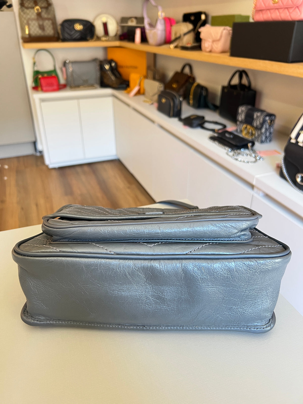 Saint Laurent Niki Cinza