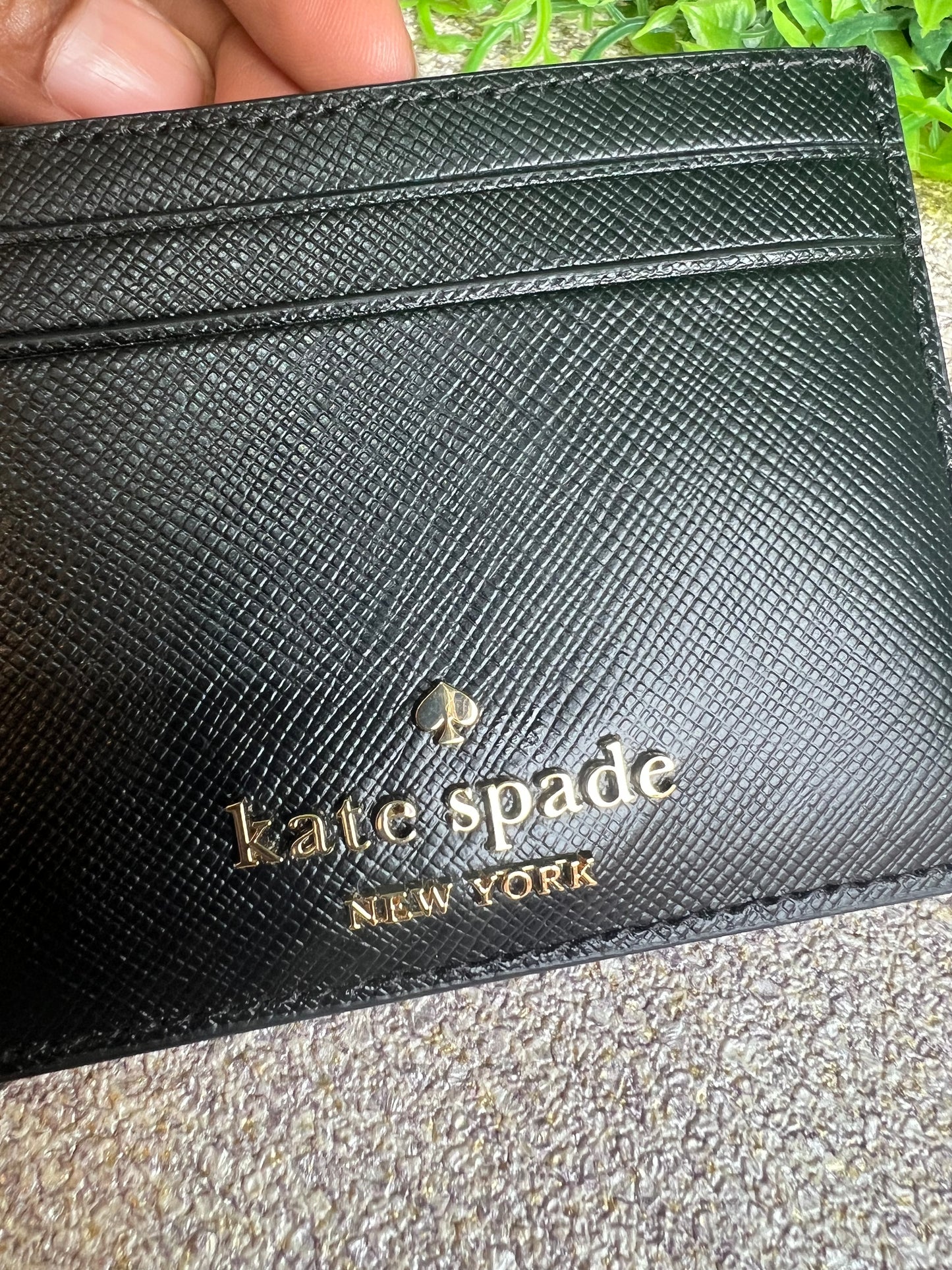Porta cartão Kate Spade Preto