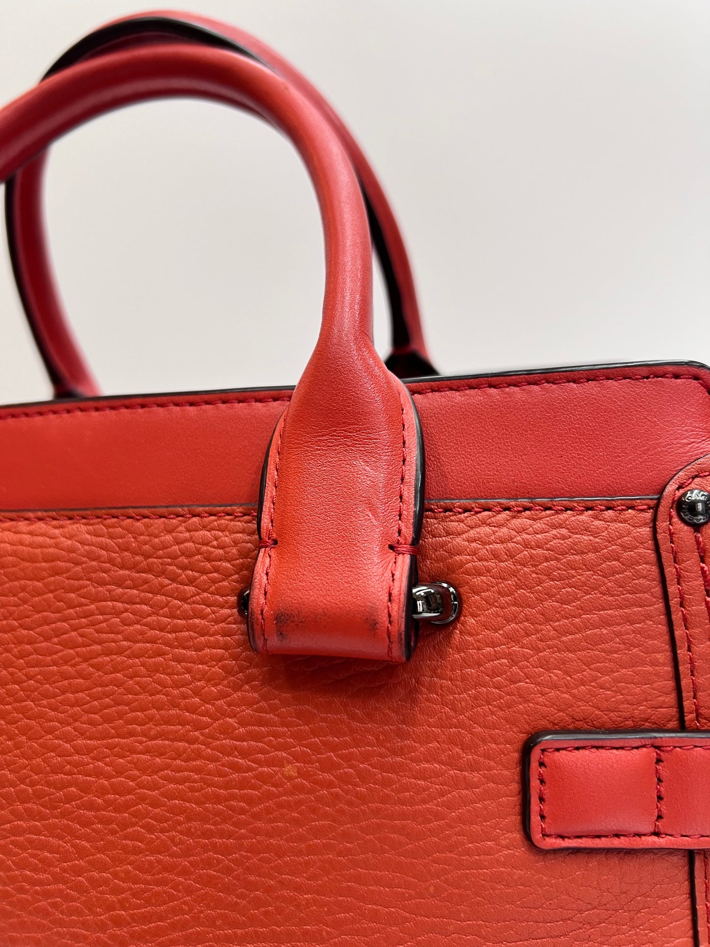 Coach Swagger Pebbled Laranja