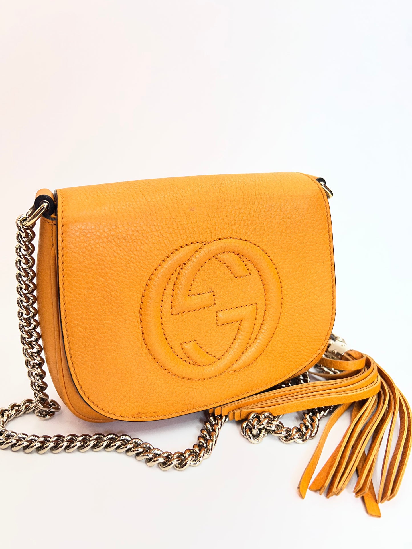 Gucci Soho Leather Mostarda