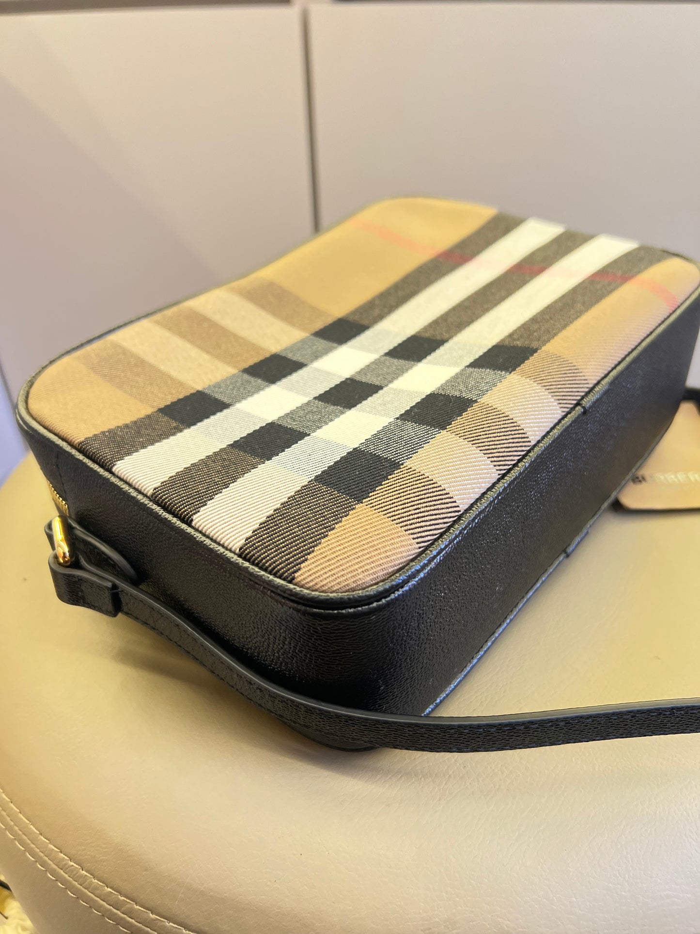 Burberry Camera Bag Heymarket Preta