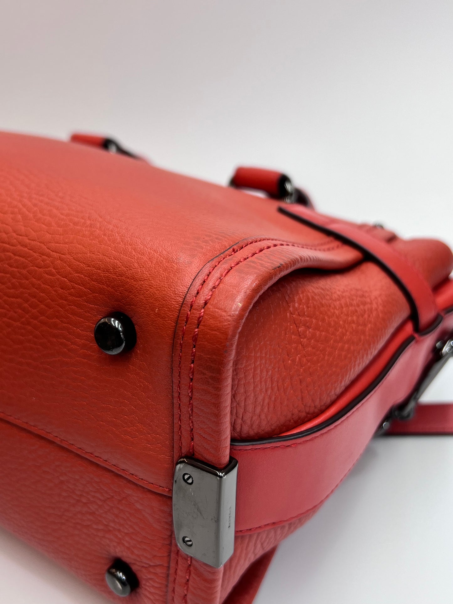 Coach Swagger Pebbled Laranja