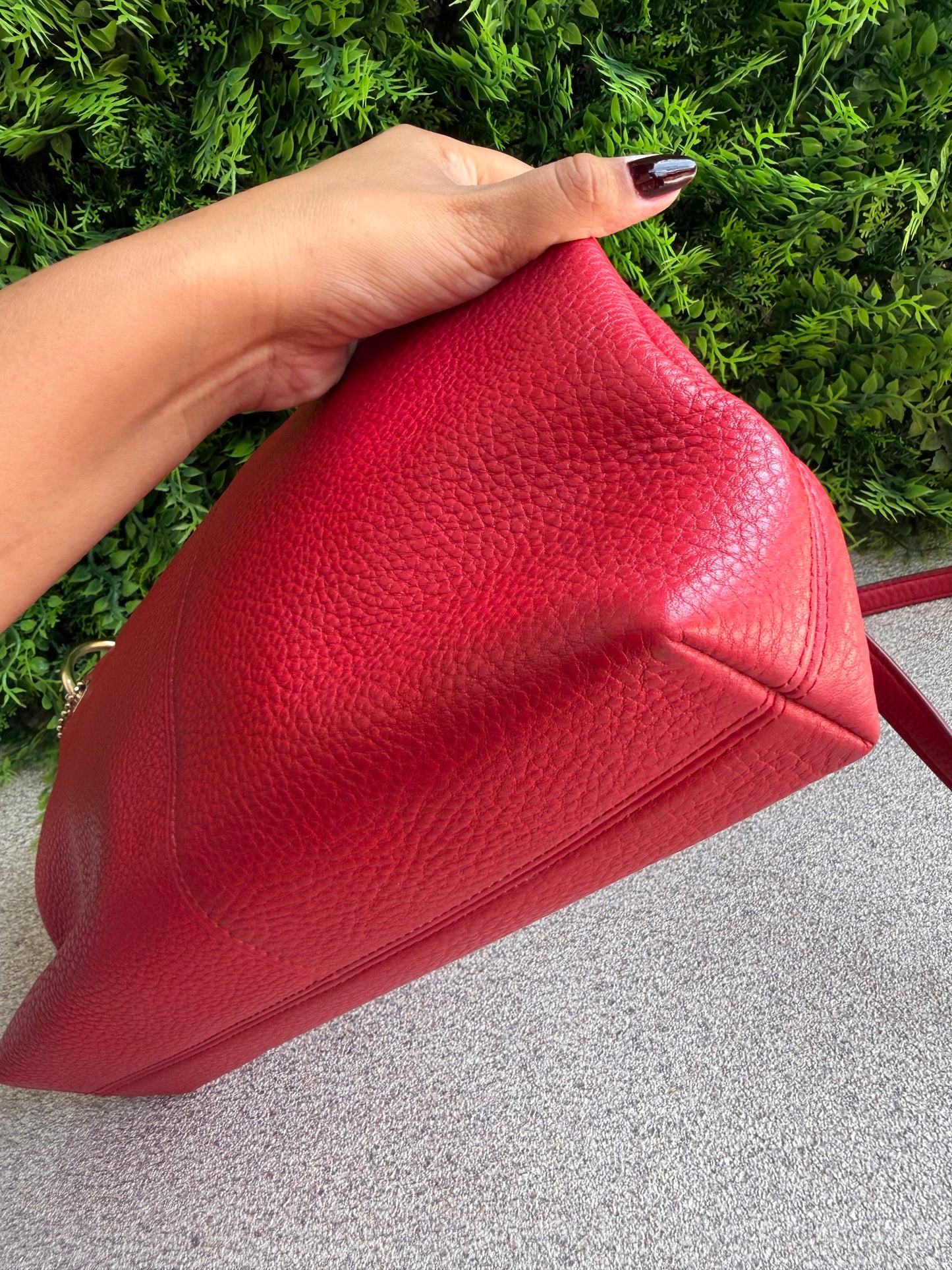 Coach Crossbody Vermelha