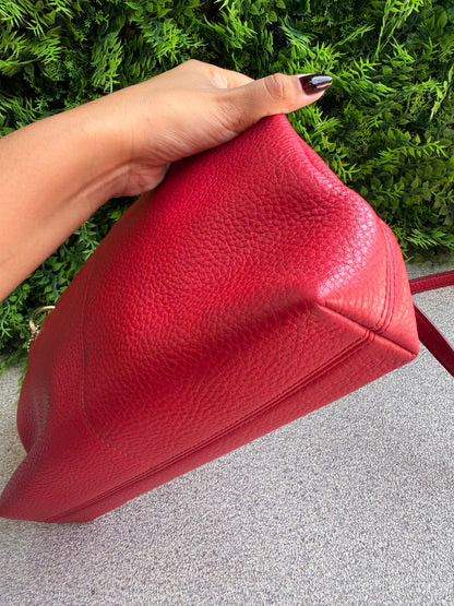 Coach Crossbody Vermelha