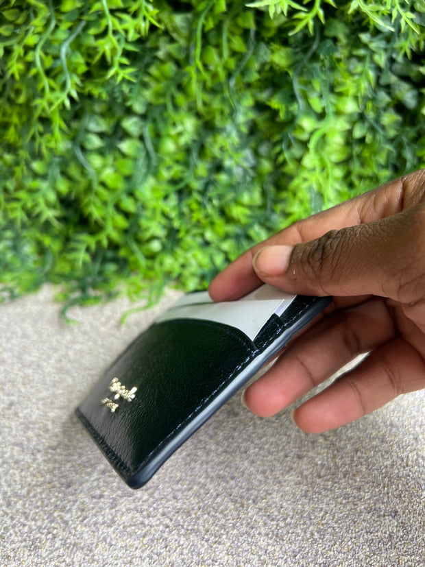 Porta Cartão Kate Spade com ziper Verniz