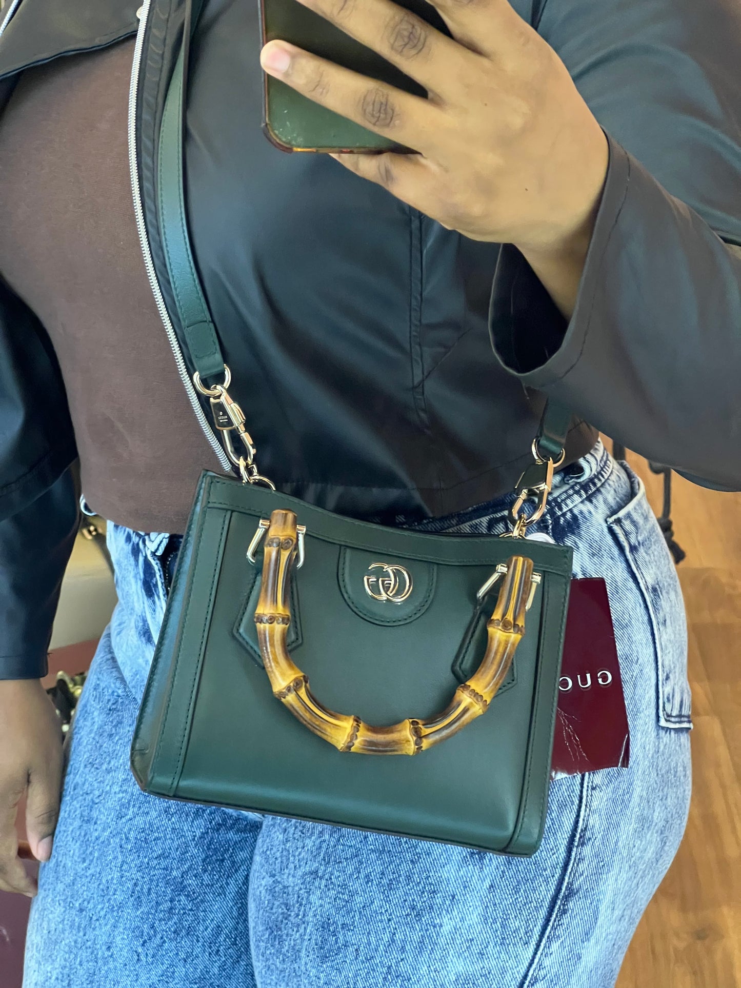 Gucci Diana Bamboo Mini Verde