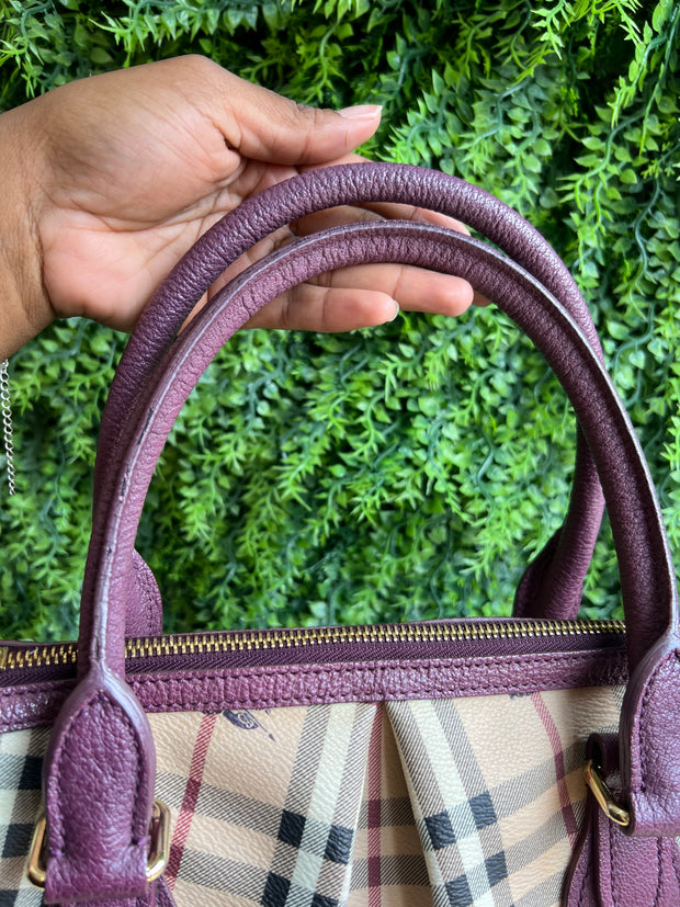 Burberry Haymarket Roxa