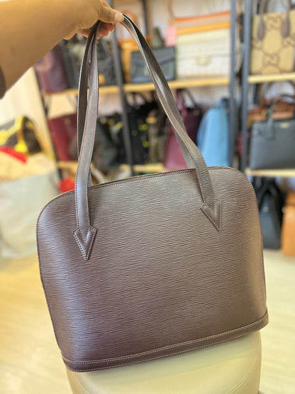 Louis Vuitton EPI Lussac Tote Marrom