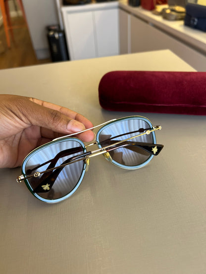 Óculos Gucci Aviador Bicolor
