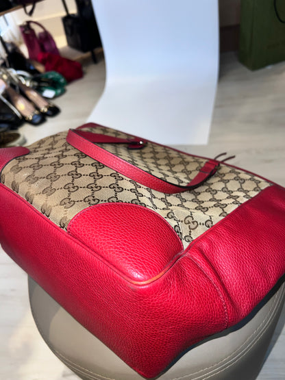 Gucci Bree Monograma Vermelha