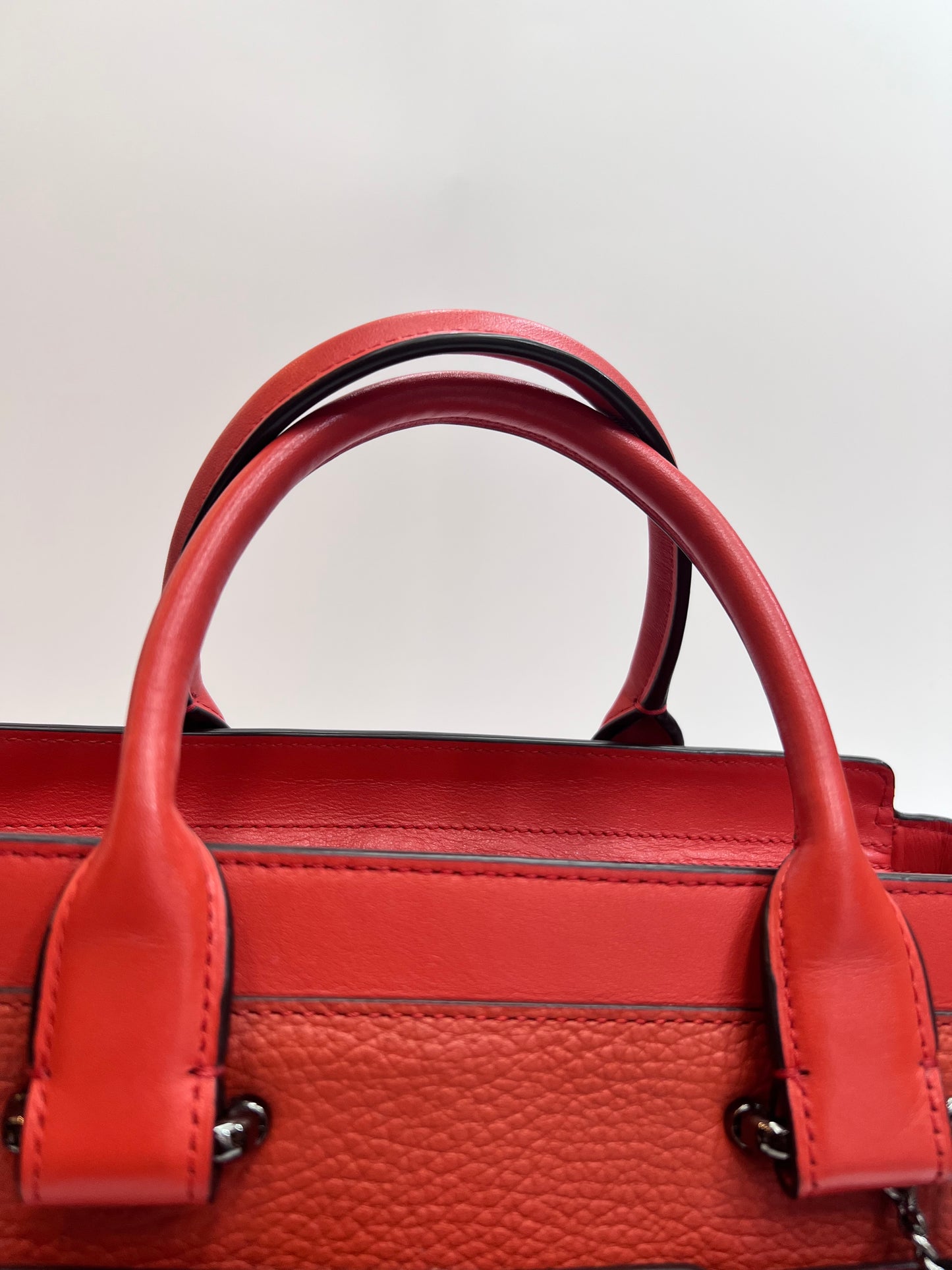 Coach Swagger Pebbled Laranja