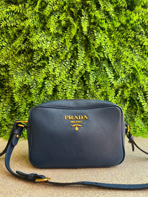 Prada Câmera Bag Azul Marinho