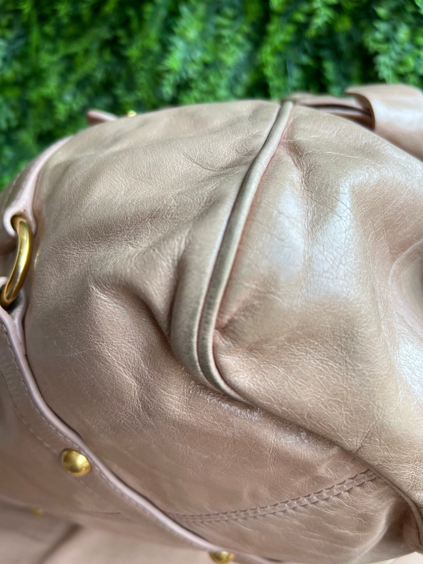 Miu Miu Vitello Lux Bow Satchel