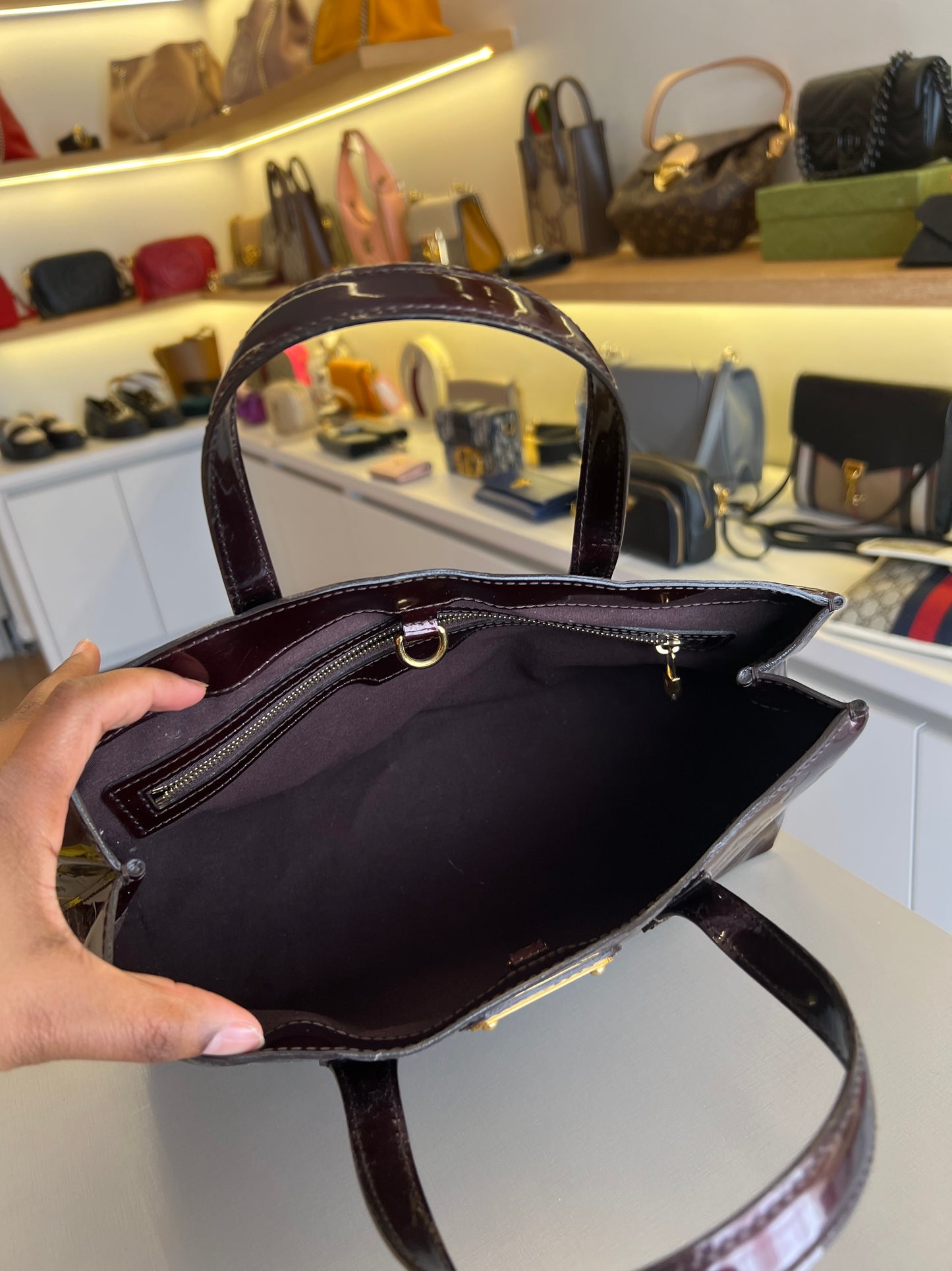 Louis Vuitton Verniz Wilshire