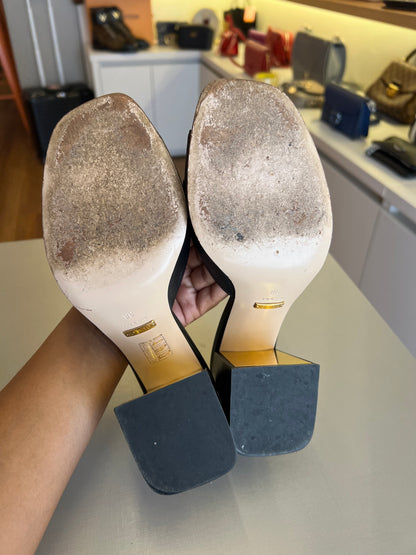 Sandália Gucci Horsebit Preta