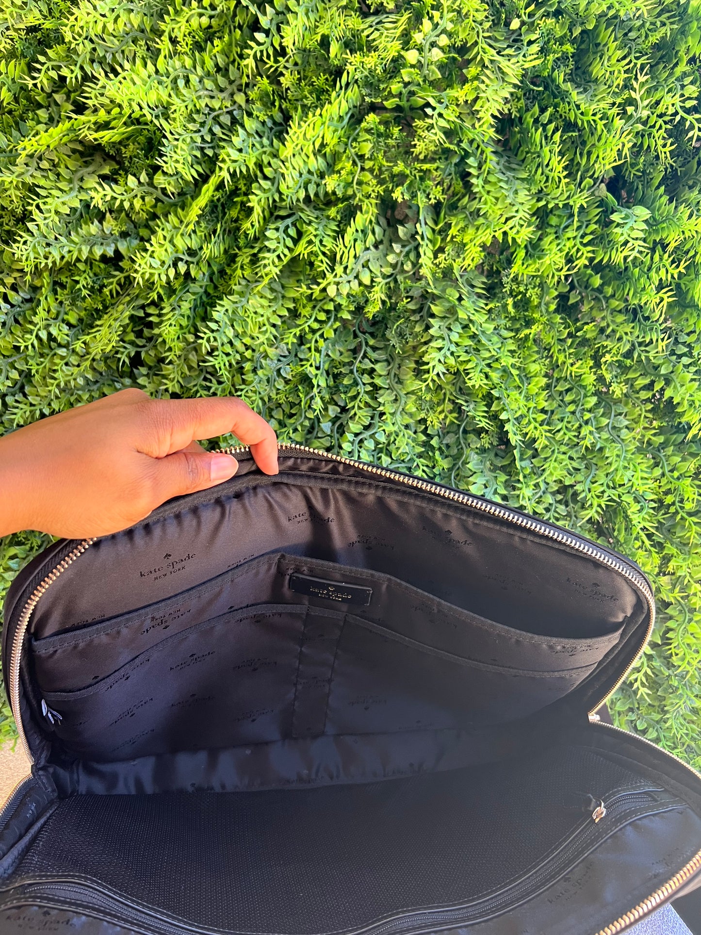 Pasta Kate Spade Nylon Preta