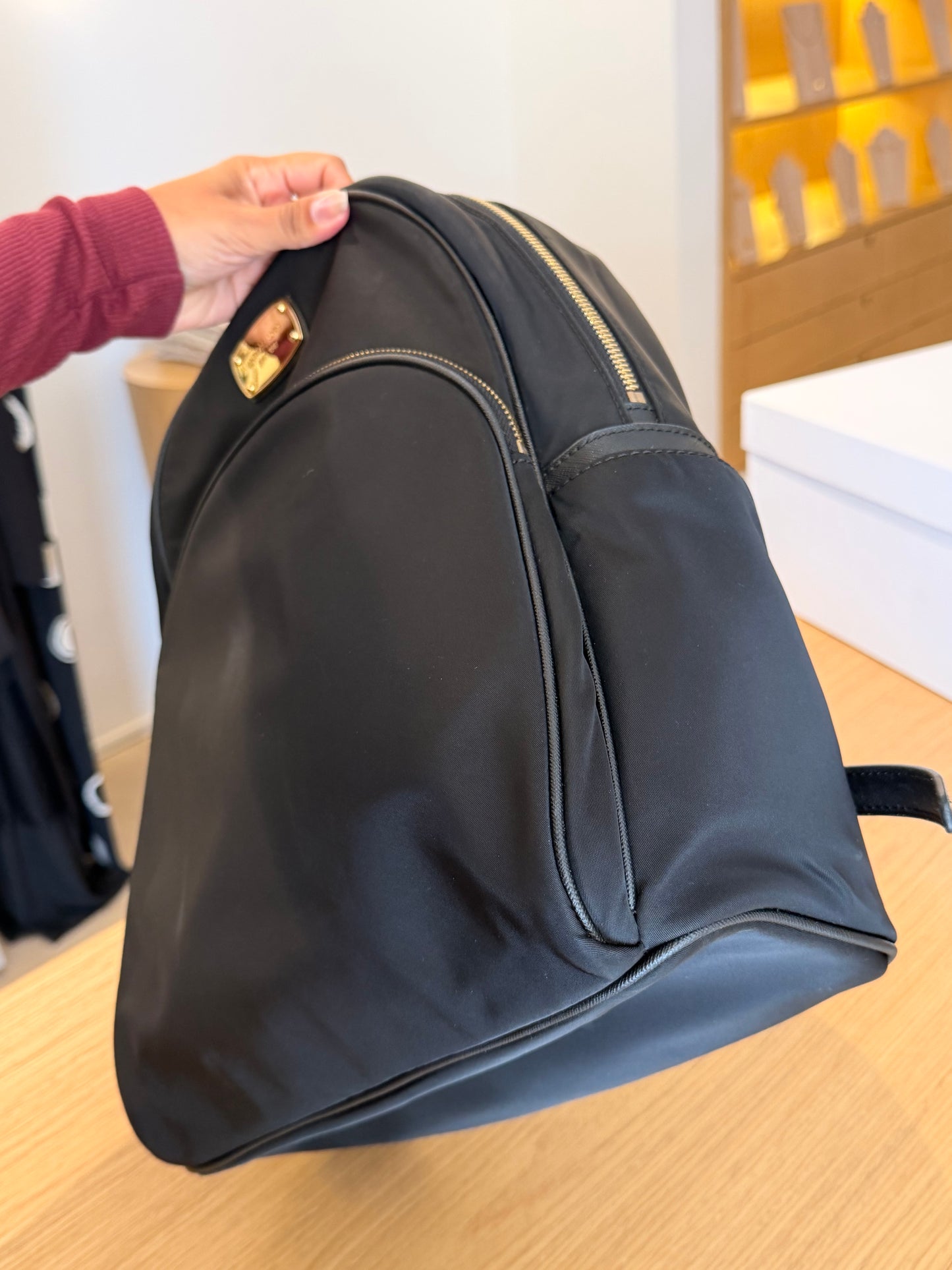 Mochila Michael Kors Nylon Preta