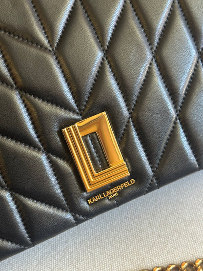 Karl Lagerfield Lafayett Matelassê Preto