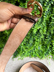Cinto Gucci interlock