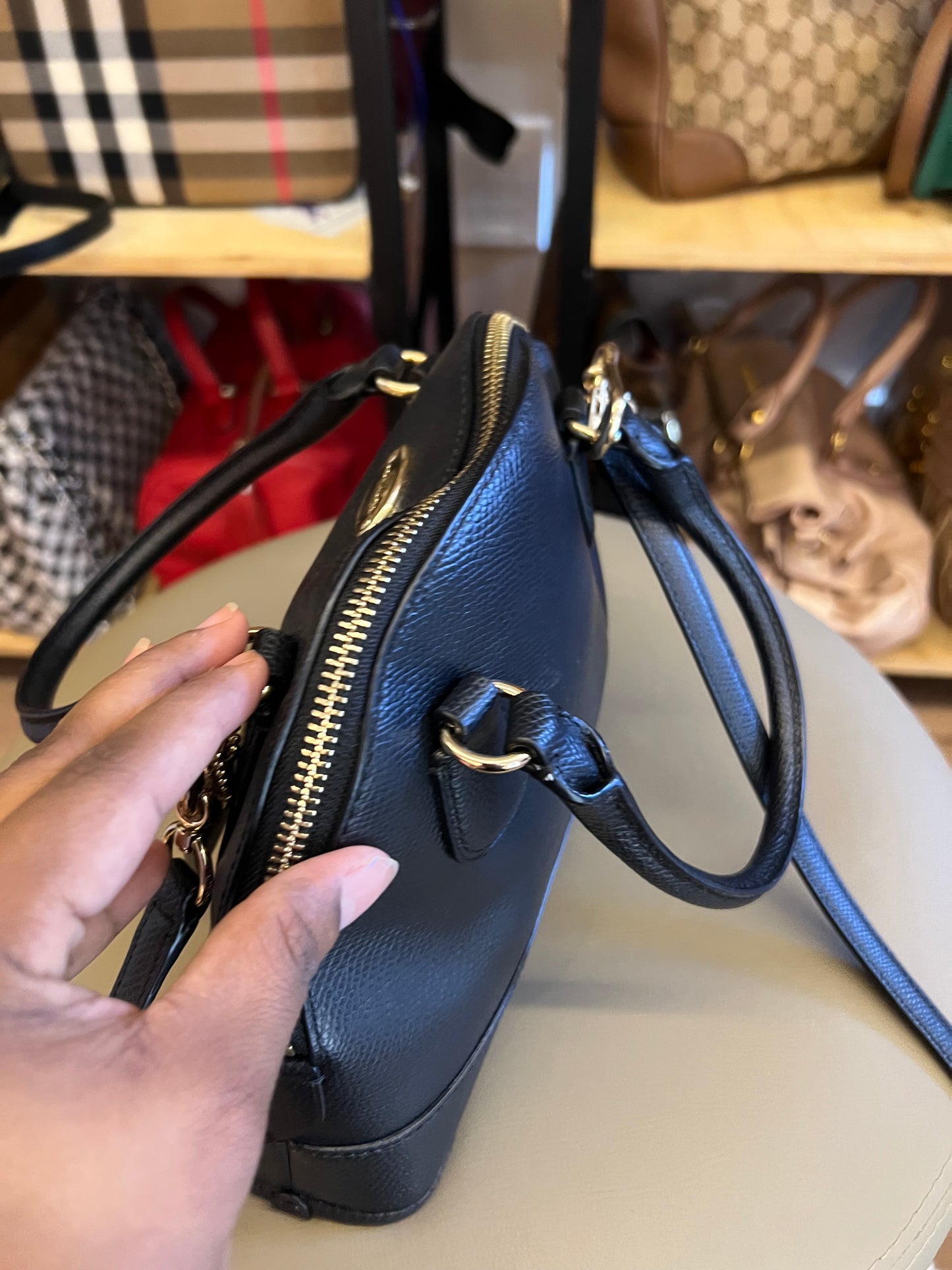 Coach Mini Sierra Satchel Preta