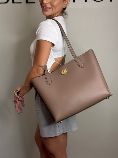 Coach Willow Tote Nude