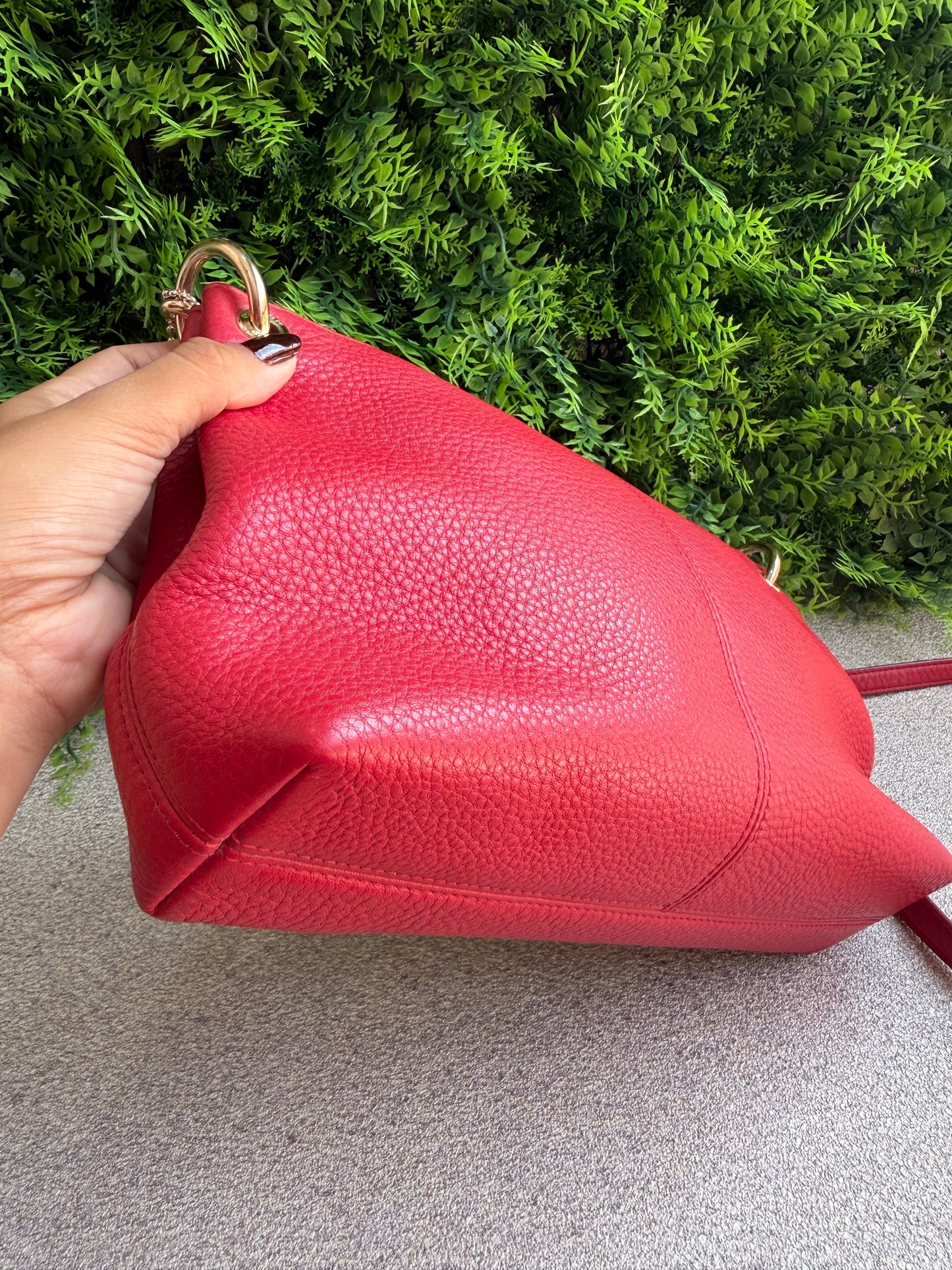 Coach Crossbody Vermelha