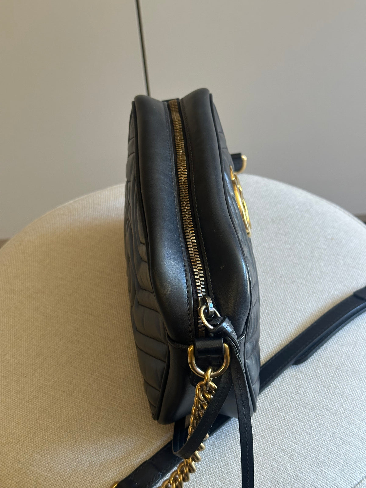 Gucci Marmont Camera bag Preta