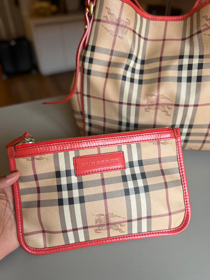 Burberry Haymarket Check Shoulder