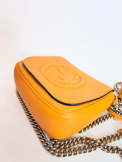 Gucci Soho Leather Mostarda
