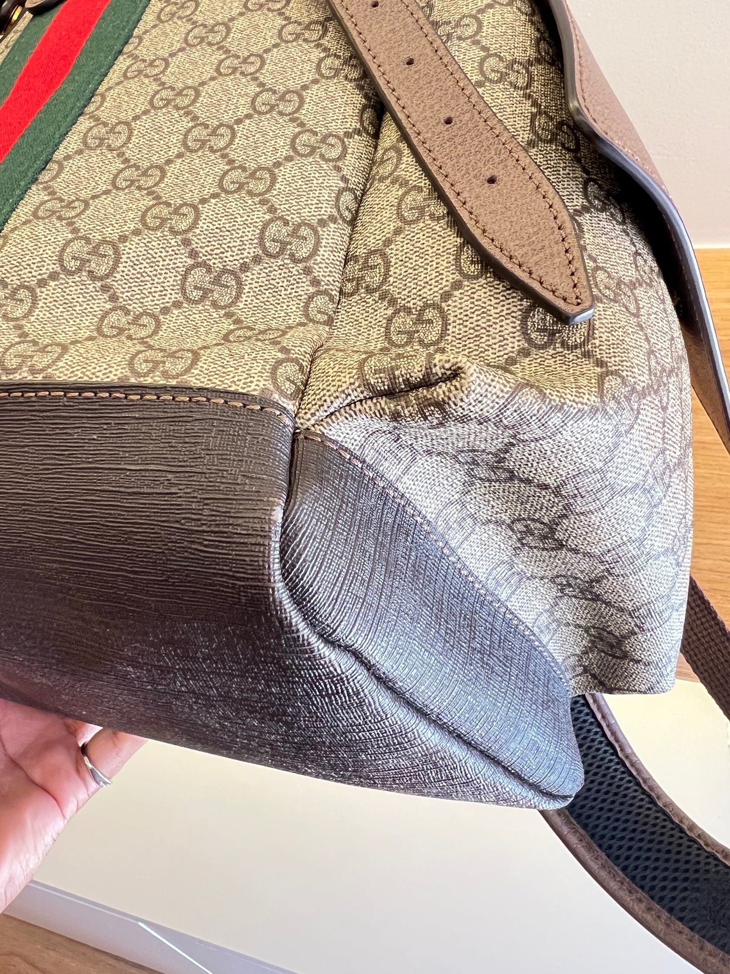 Mochila Gucci Ophidia GG Monograma