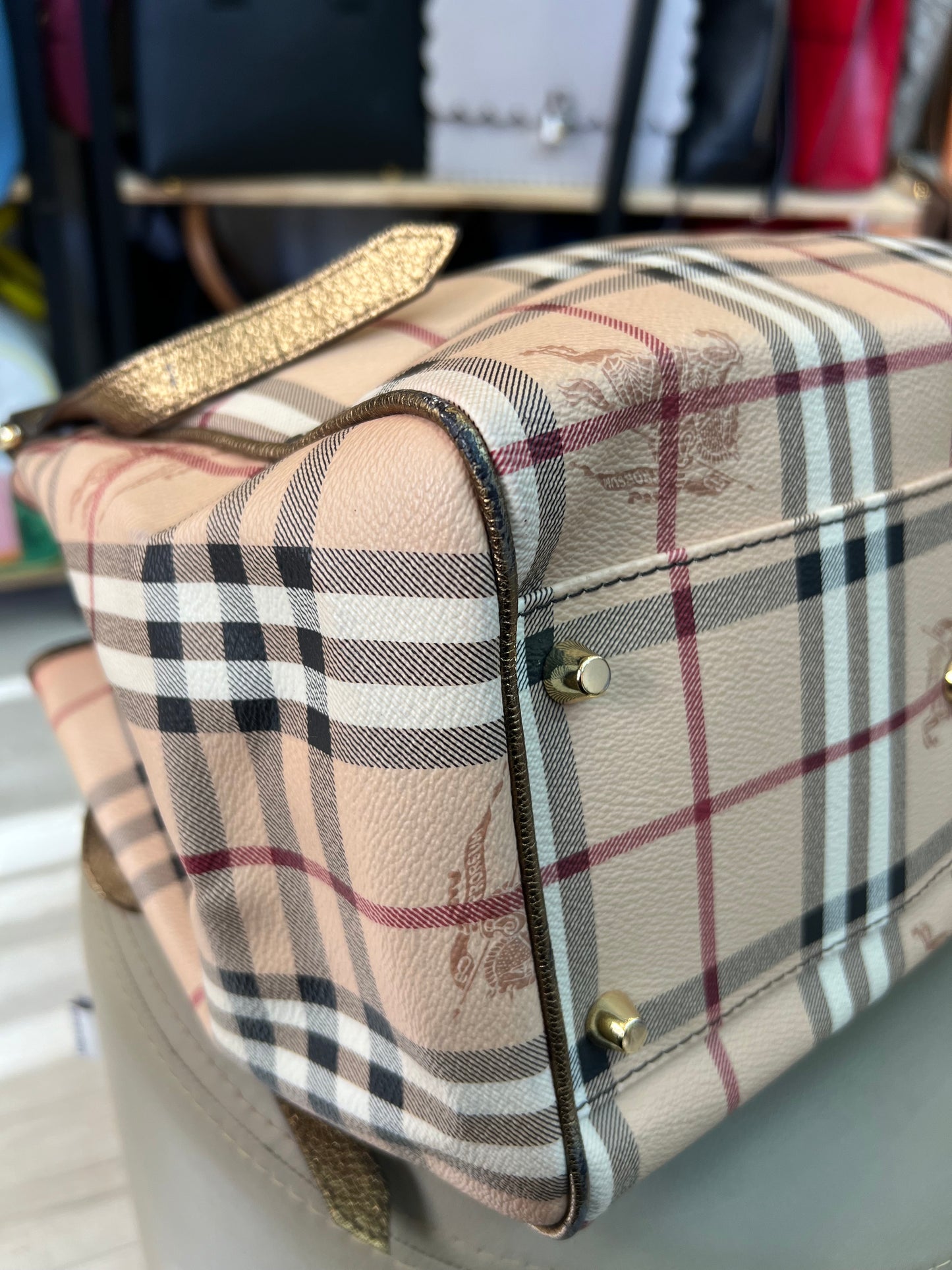 Burberry Haymarket Check Shoulder