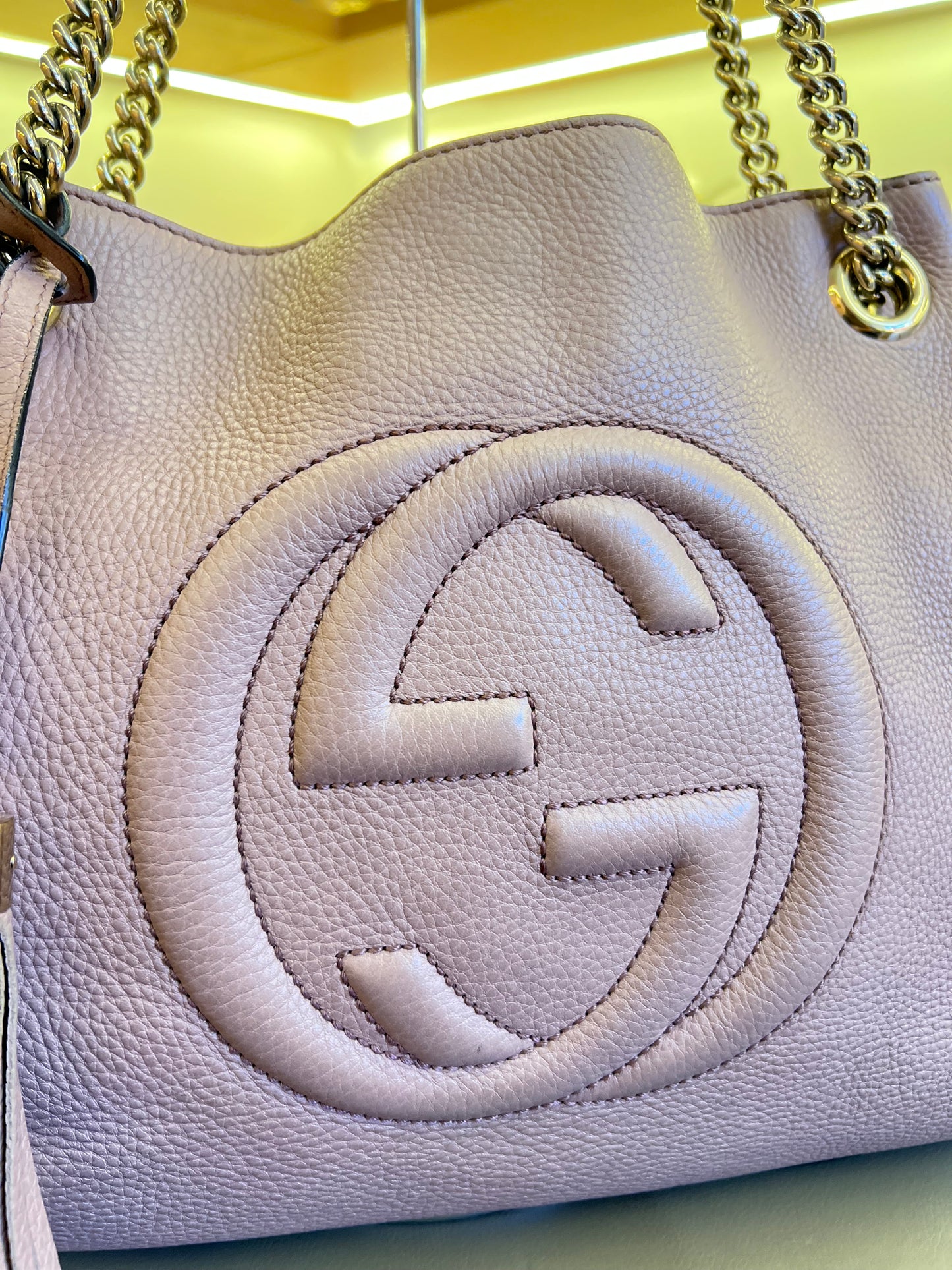 Gucci Soho Chain Nude