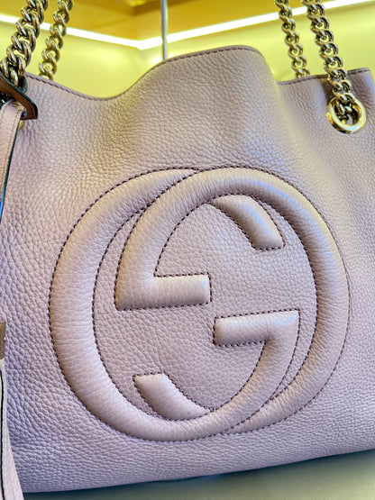 Gucci Soho Chain Nude