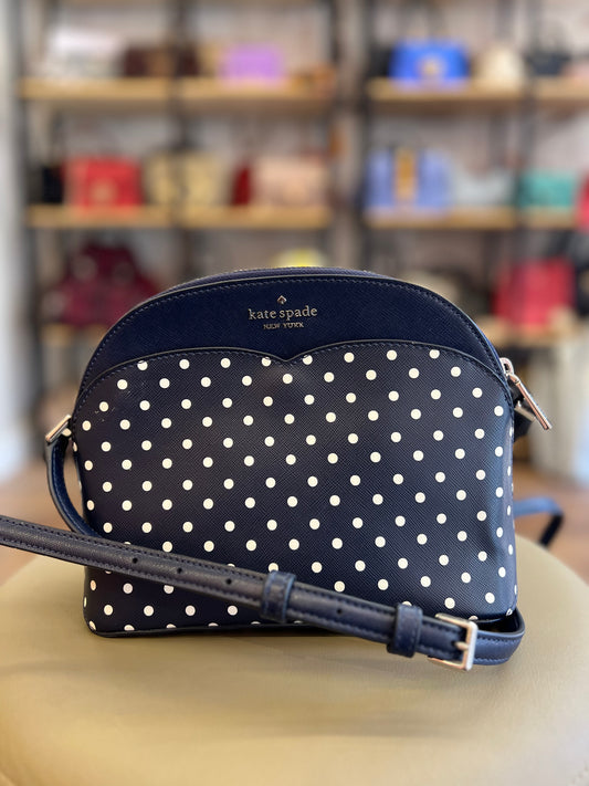 Kate Spade Crossbody Poá Azul