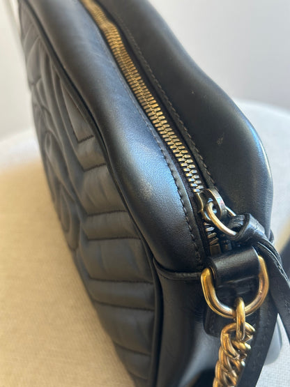 Gucci Marmont Camera bag Preta