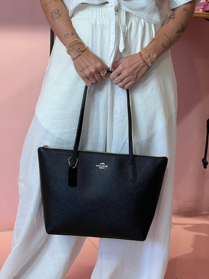 Coach Zip Top Tote