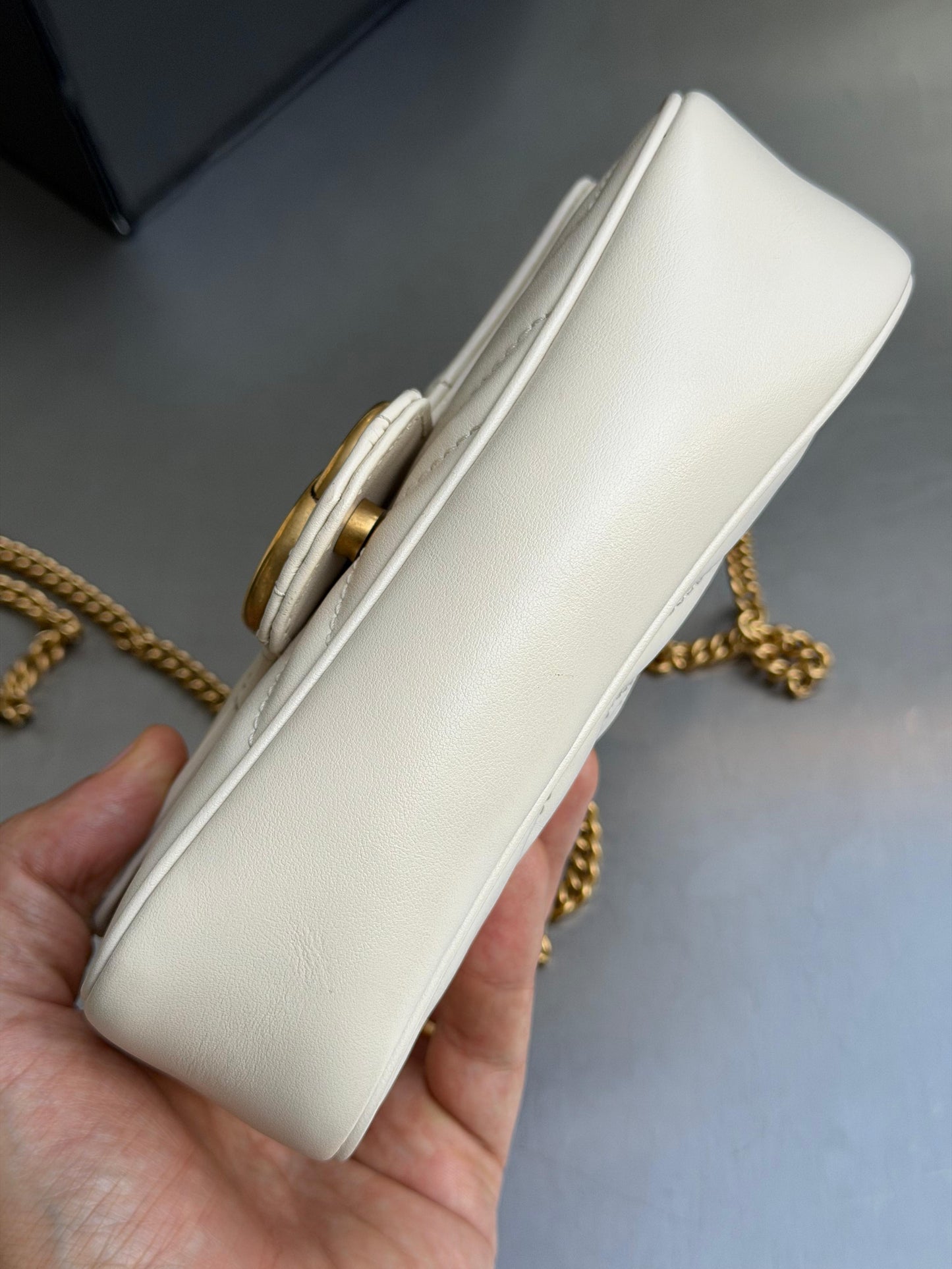 Gucci GG Mini Marmont Off White